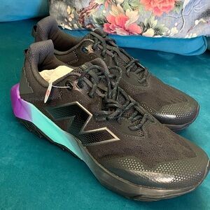 New Balance Women's Black and Multicolor Sneakers